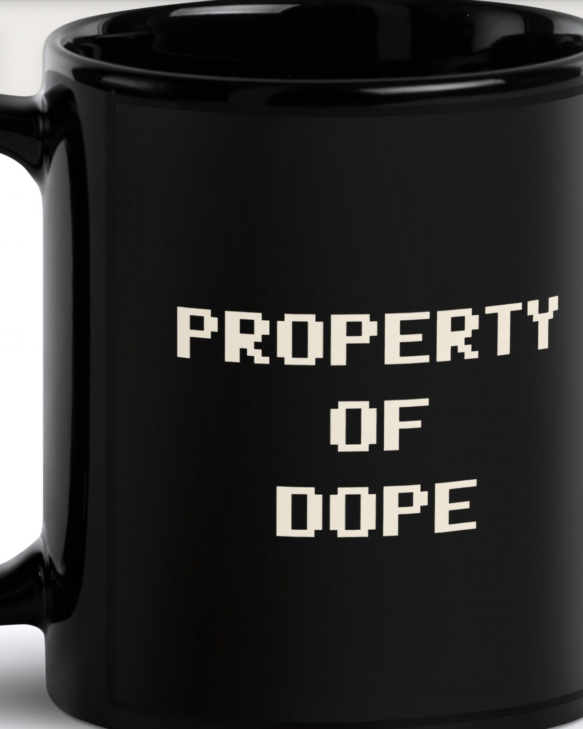 Property of DOPE Mug, detail