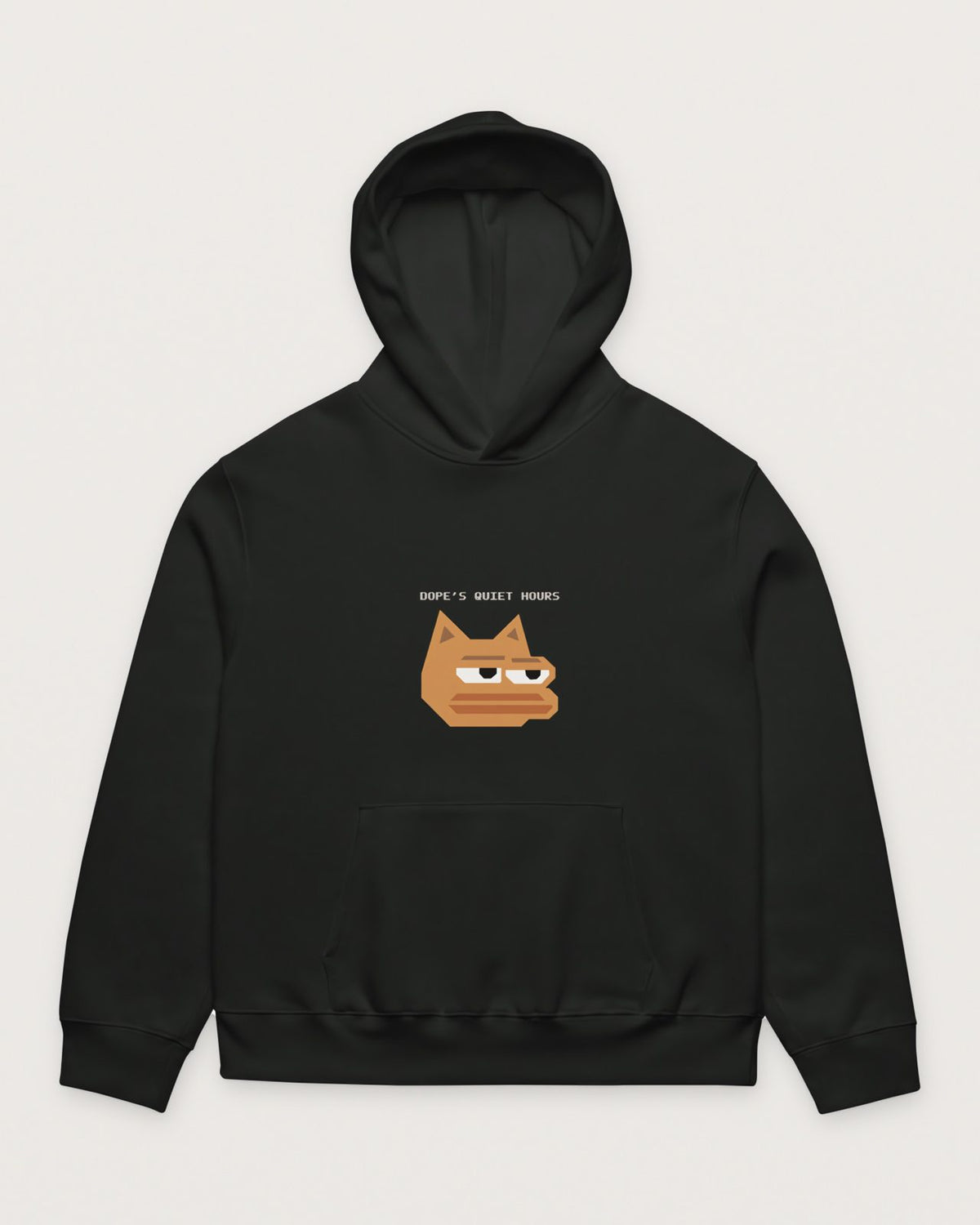 DOPE's Quiet Hours Hoodie, front