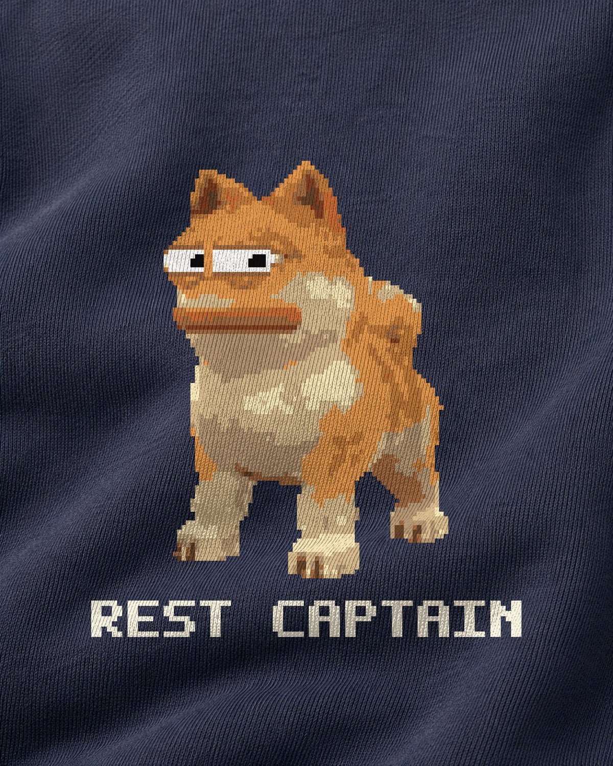 Rest Captain Hoodie, detail