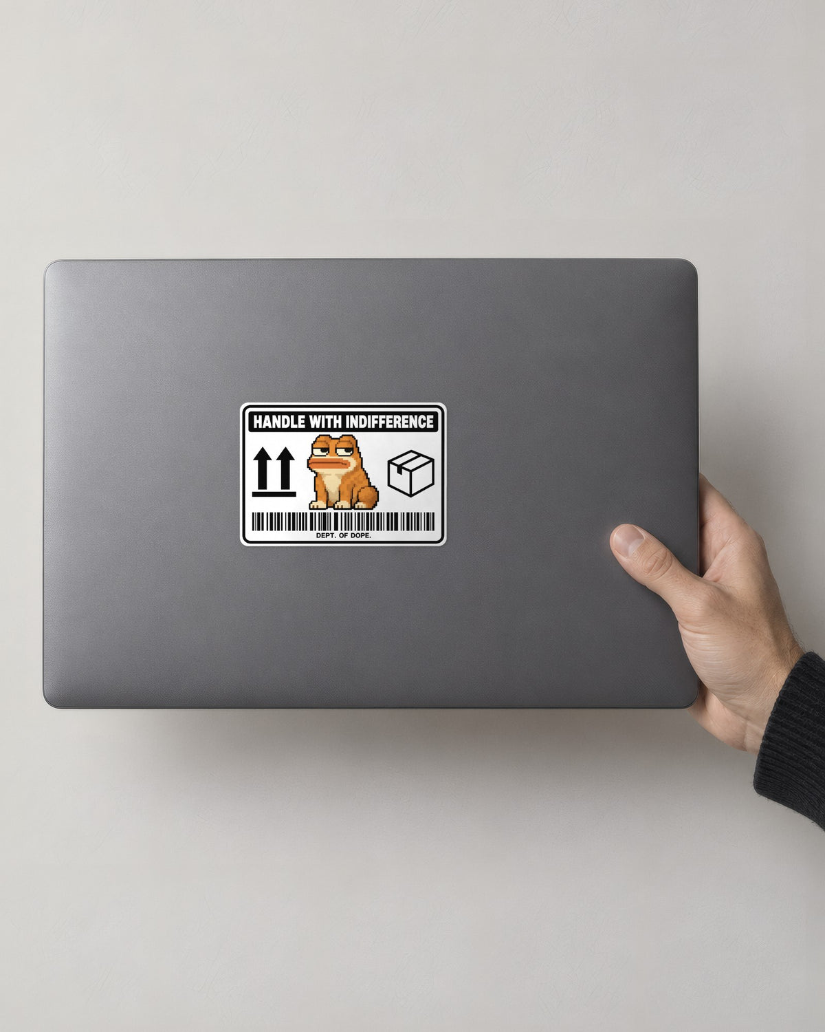 Handle With Indifference Sticker, image 2 of 4